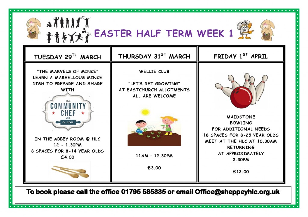 EASTER HALF TERM WEEK 1 FINAL COPYpage0001 Sheppey MattersSheppey